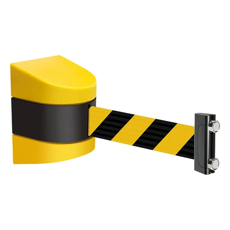 

2M/5M/10M Magnetic Safety Warning Tape Wall-Mounted Isolation Belt Warning Line Corridor Telescopic Warning Sign