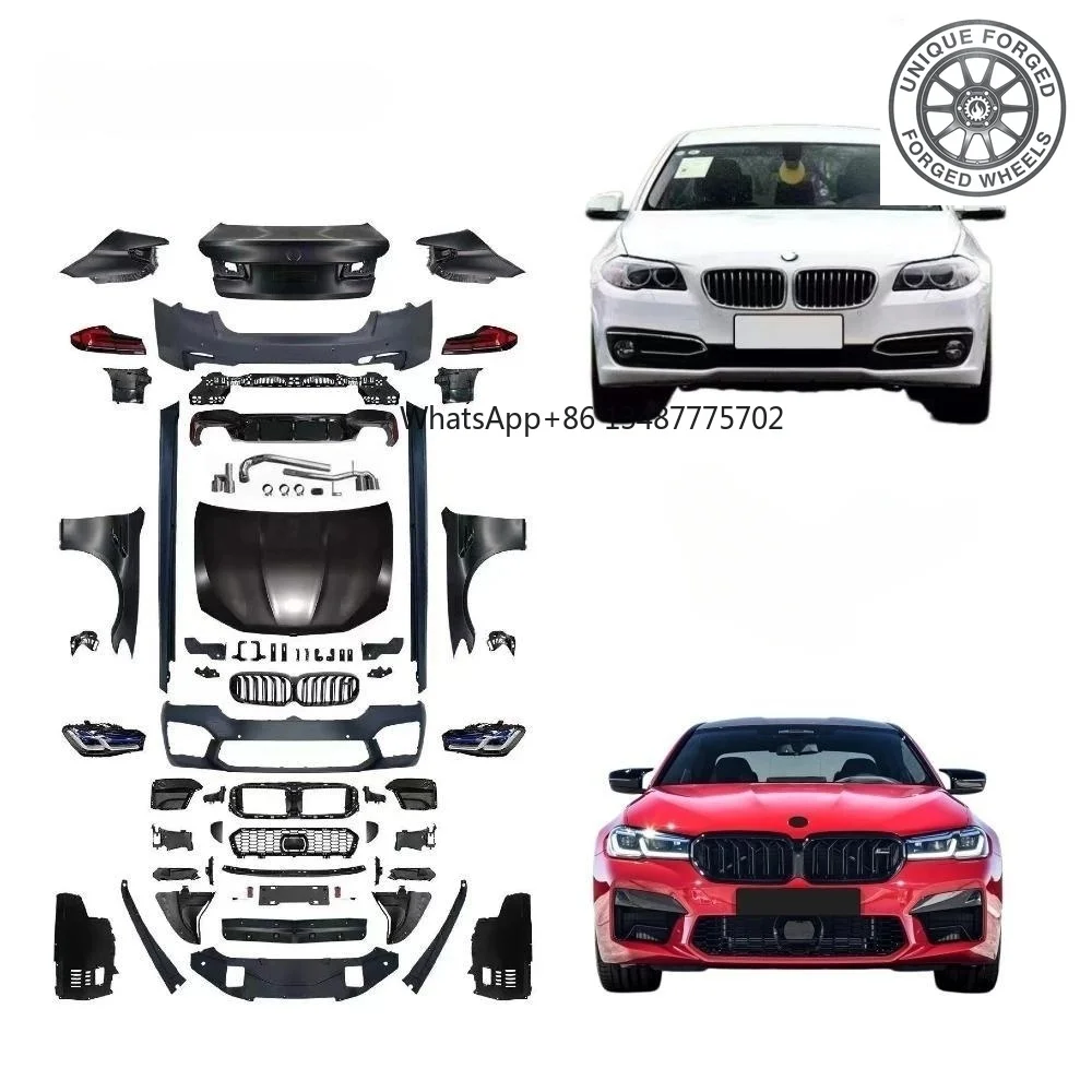 26style Cut Fit G30 LCI F90 M5 Style Conversion Kit for BMW 5 Series F10 Sedan 520i 528i 530i Upgrade F90 Facelift Exterior Part