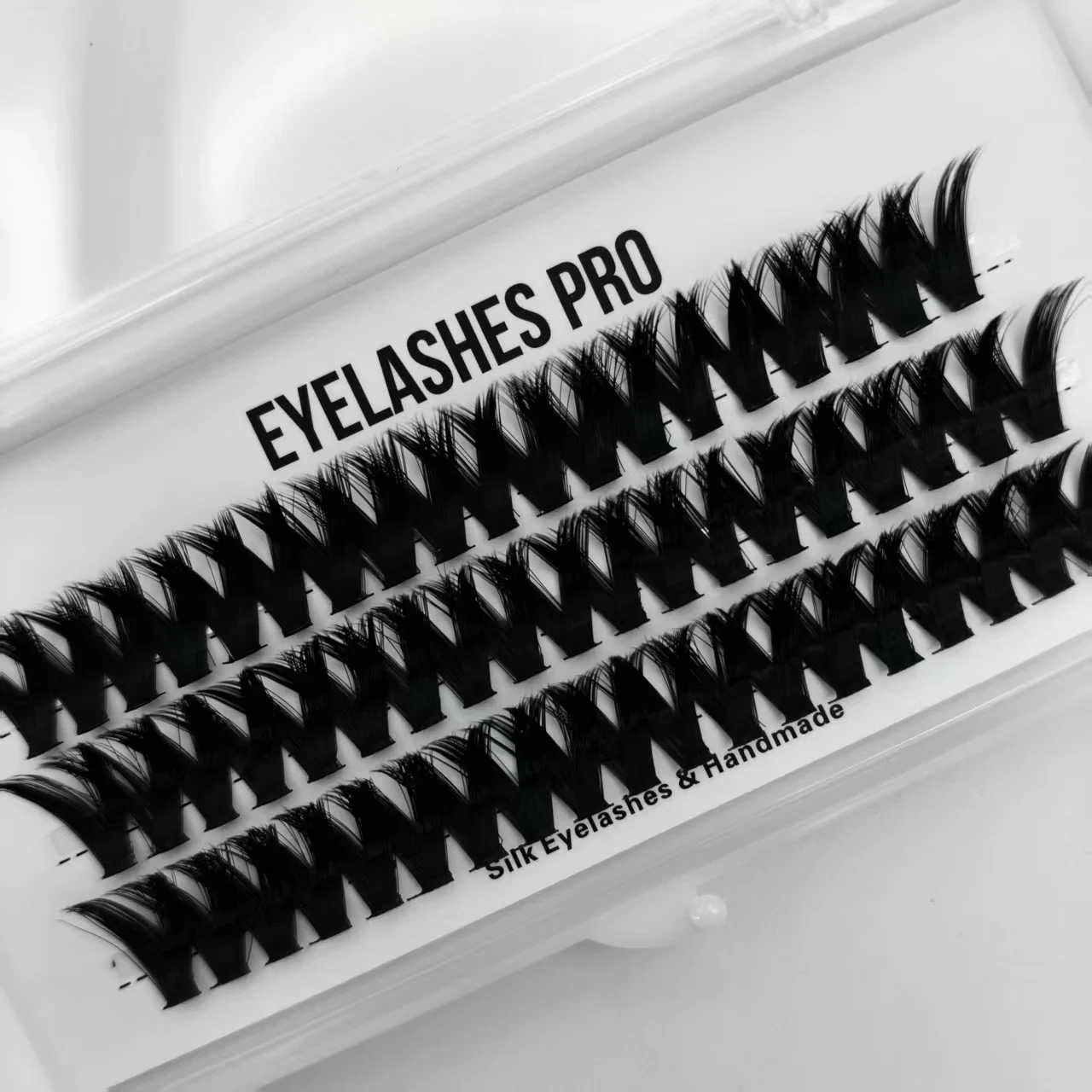 Z013 DIY Hand Made Eyelash Extension Segmented Flase Lashes  Lash Bundles Soft Ribbon Strip Eyelashes Makeup Lashes NEW
