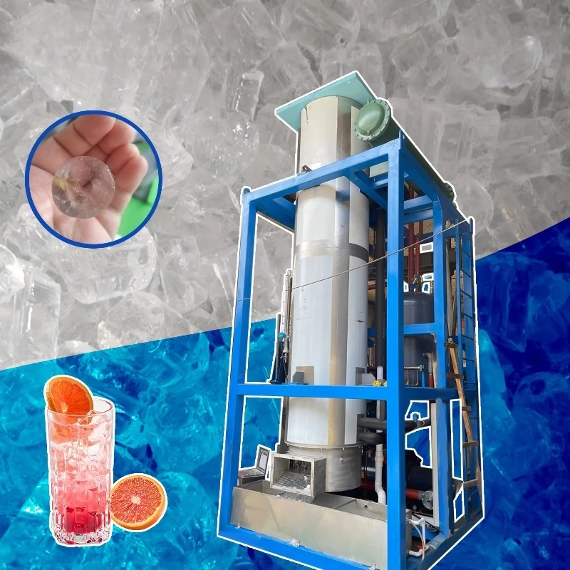 YG Customized International Standard Tube Ice Maker 25-30T/Day - Food Processing Export, ISO Approved & Global Technical Support
