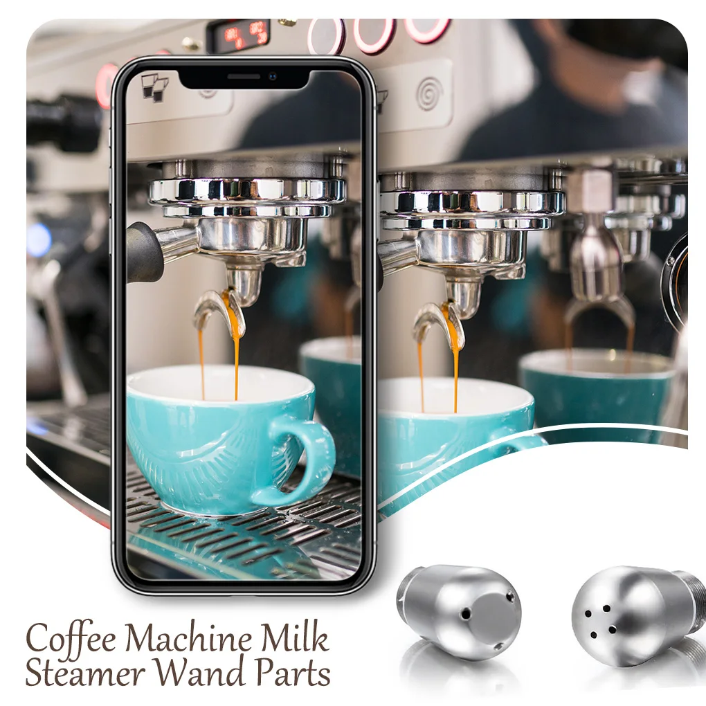 Coffee Machine Steamer Steam Replacement Nozzle Milk Foam Tip 3-Hole 4-Hole Accessories Foaming Maintenance Kits