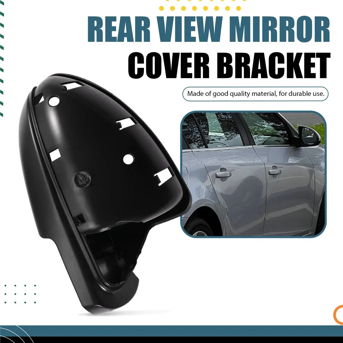 11-Car Right Rearview Mirror Frame Door Wing Mirror Holder for Chevrolet Cruze 2009-2013