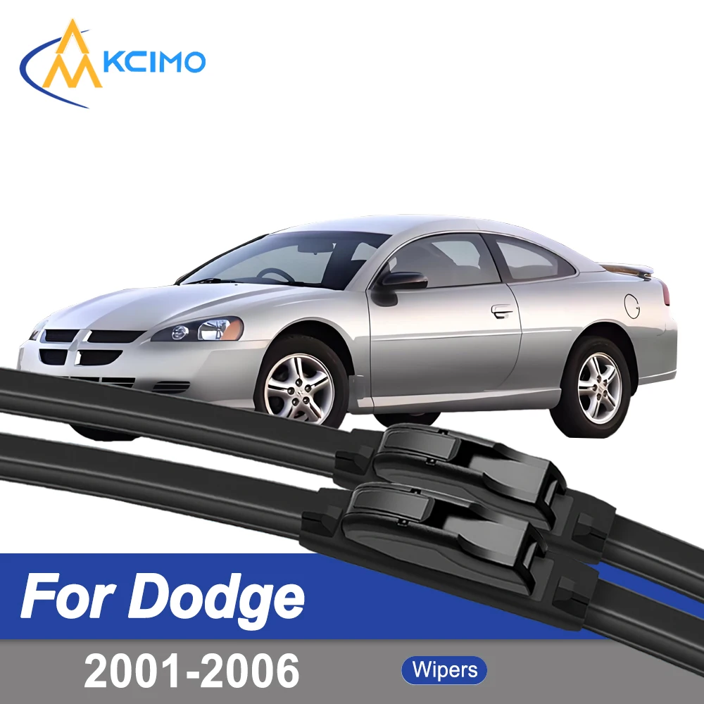

Premium Rubber Durable Silent Windshield Wiper Blades 2pcs for Dodge Stratus 2001-2006 Front Window Wiper Blades Replacement