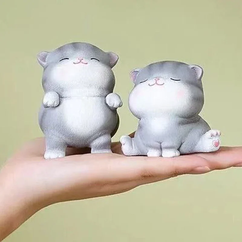 

Ins Nordic Fashion Cute Cat Vehicle Mounted Decorations Resin Desktop Figurines Home for Living Room Decor Car Ornament Statues