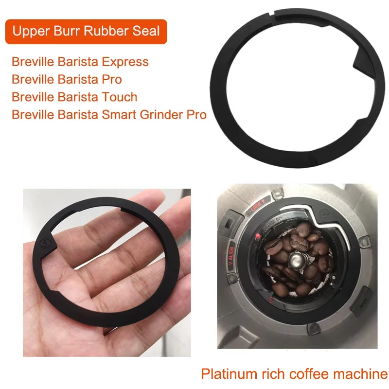 Breville Upper Burr Silicone Gasket for Breville Barista Express/Touch/Smart Grinder Pro Upper Burr Coffee Grinder Seal Gasket