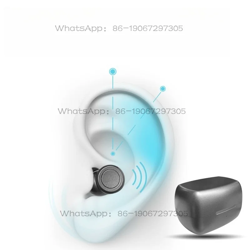 bluetooth-ヘッドセット-インイヤー-スポーツ用-防水、長時間装着しても痛くない、アクティブ-ノイズ-キャンセリング機能、低遅延