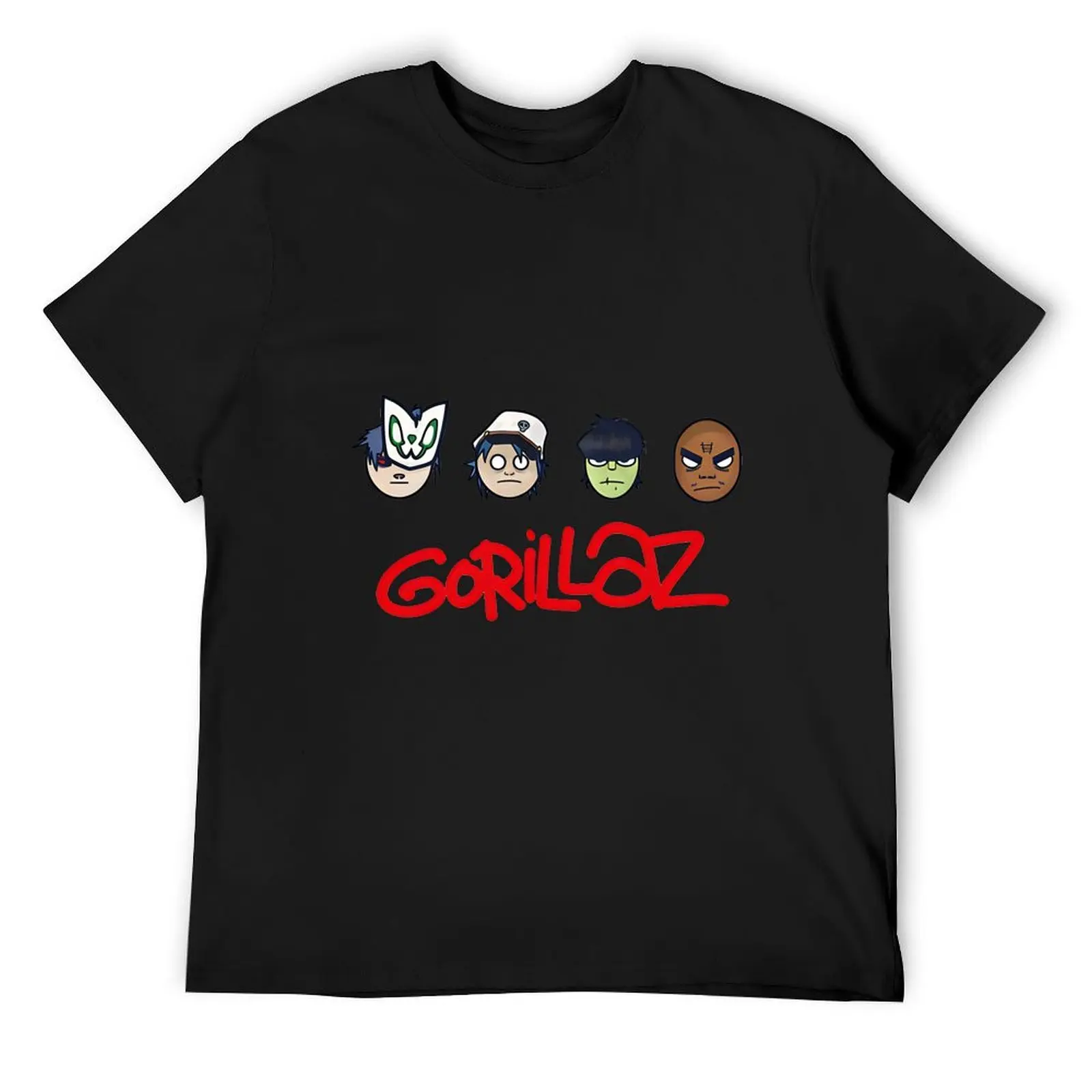 the legend of Dayak house gorillaz gorillaz gorillaz simple T-Shirt Short sleeve tee plain mens t shirts casual stylish