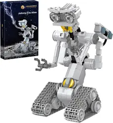 Juego de bloques de construcción para niños, juguete de ladrillos para armar Robot Imperial Militar de circuitos cortos, serie Johnnyed Astroed, código 313, compatible con 5 modelos