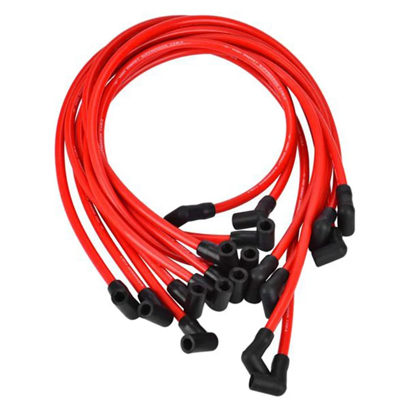 

Ignition Wire Set 10.5MM 2 Set For AM General Isuzu HEI SBC BBC 350 350383454- SP10-390-1010 Spark Plug Wire Set
