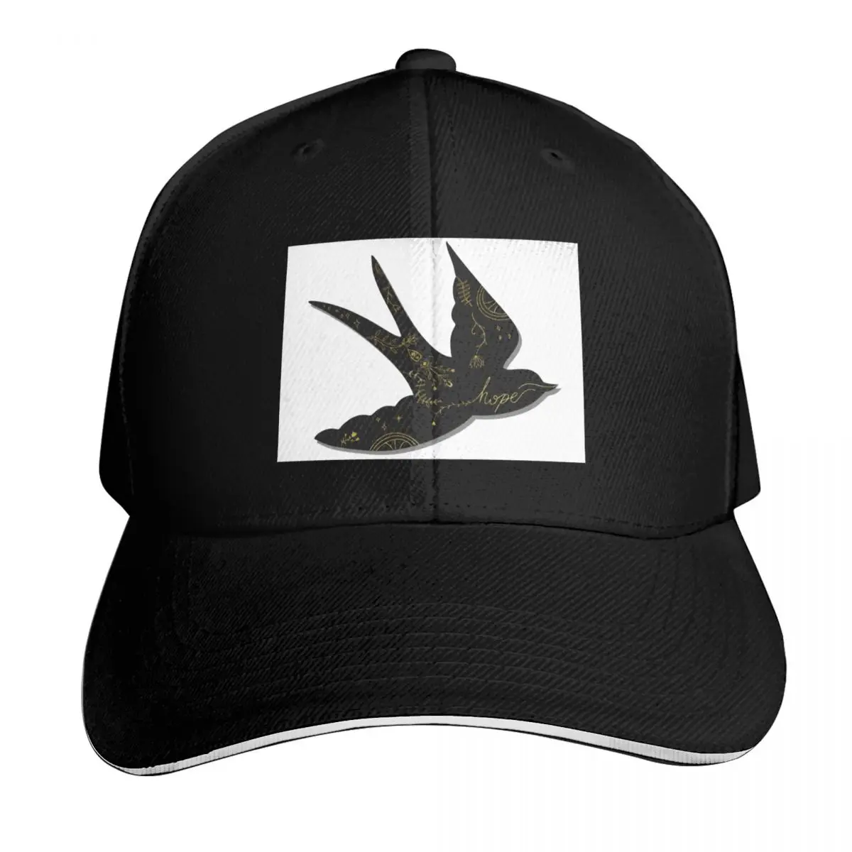 Swallow of love Baseball Cap Lightweight Packable Gift for Him Her Casual Daily Wear