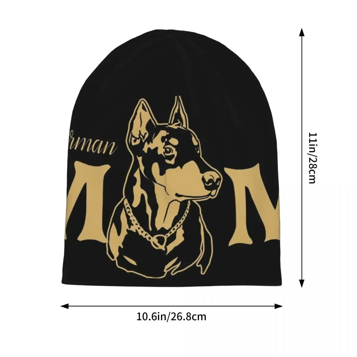 Doberman Mom Dobie Mom Unisex Adult Beanies Caps Dog Knitting Bonnet Hat Warm Hip Hop Autumn Winter Outdoor Skullies Hats