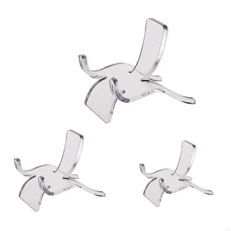 G92C 10PCS Crystal Stone Display Suporte para o suporte doméstico Decoração para o titular da organização desktop da