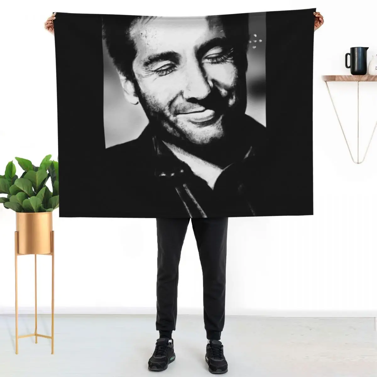 

David Duchovny Fan Art Throw Blanket Soft Warm Blanket Gift for Grandparents