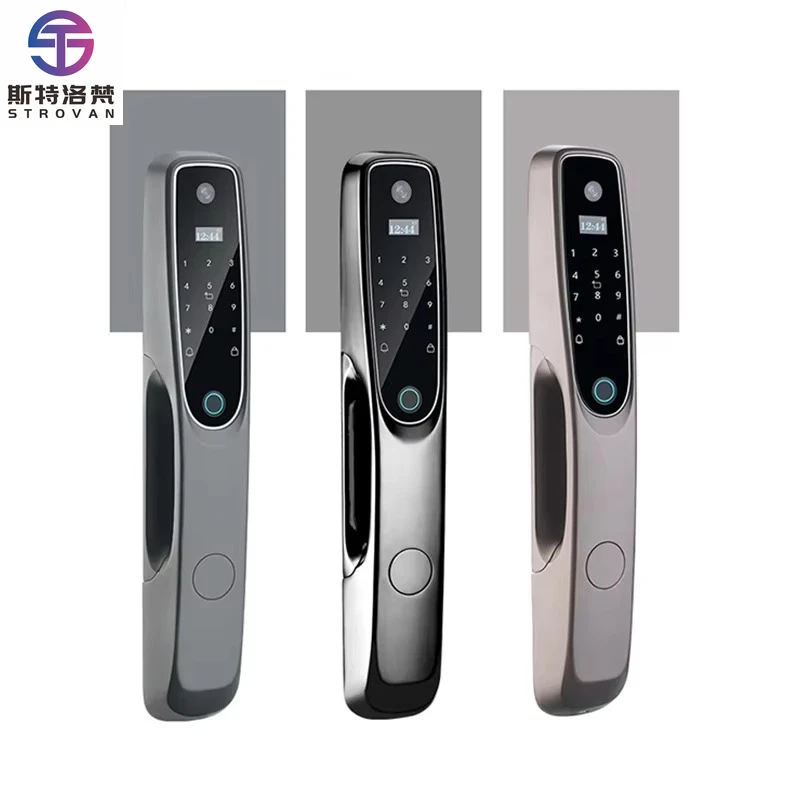 S907MAX Electronic Lock WIFI APP Password  IC Card Alarm WIFI Door Lock