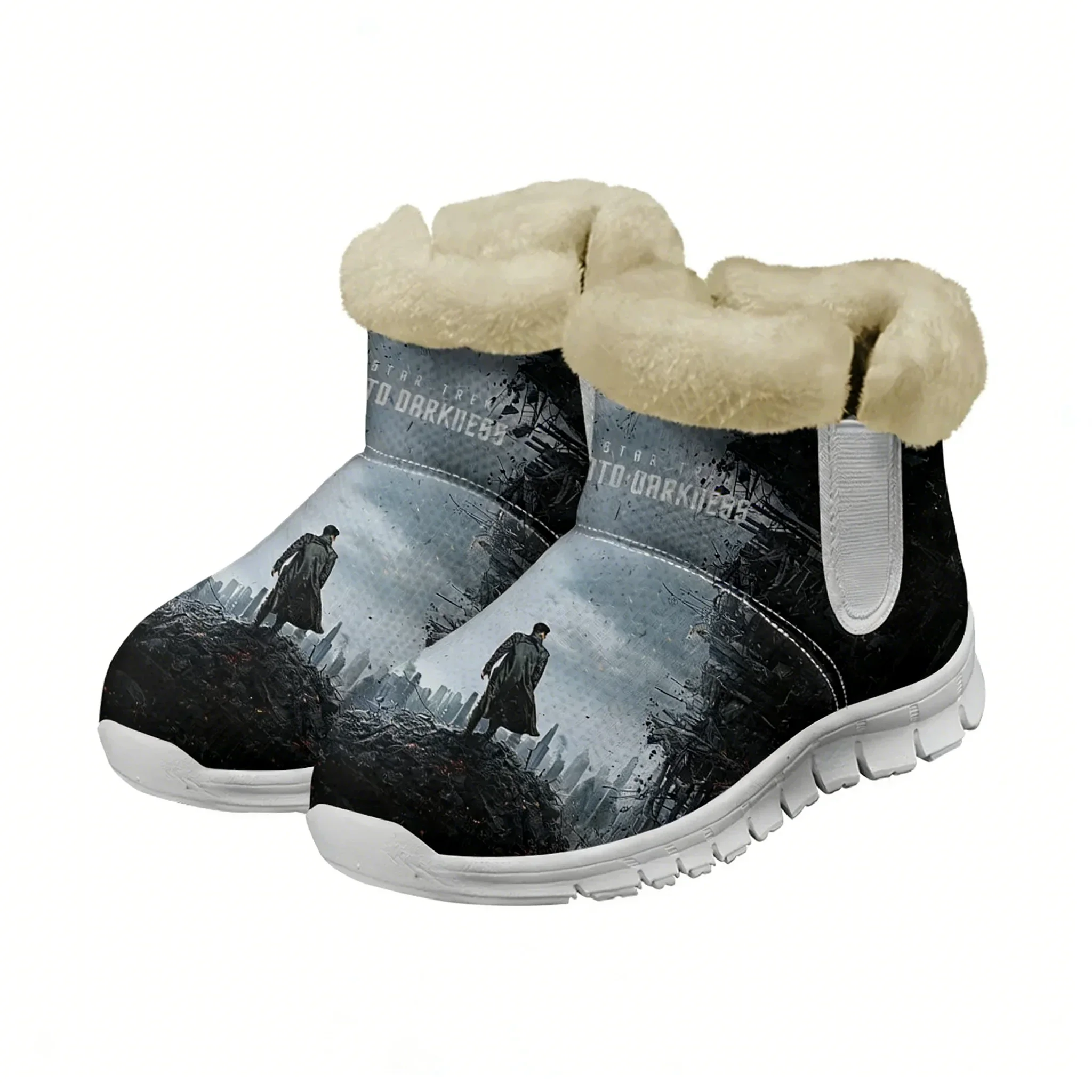 

Теплые ботинки Star Trek Into Darkness для мужчин, женщин и подростков, уличная обувь высокого качества, модные легкие кроссовки, обувь на заказ