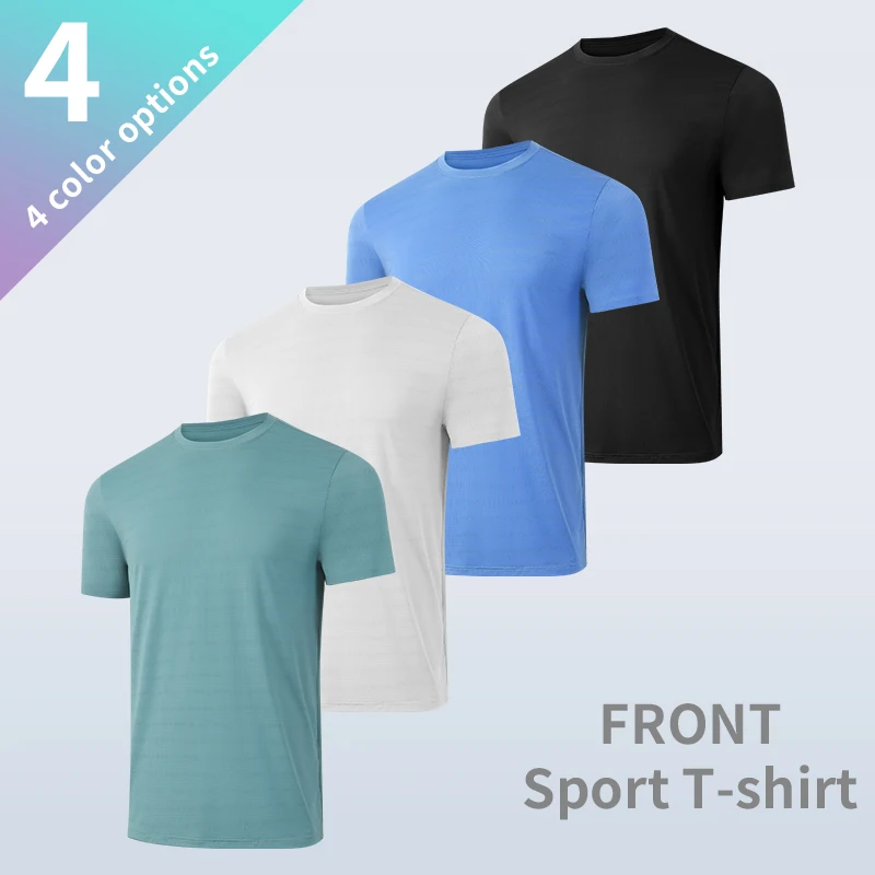 

Breathable men's quick-drying short-sleeved T-shirt