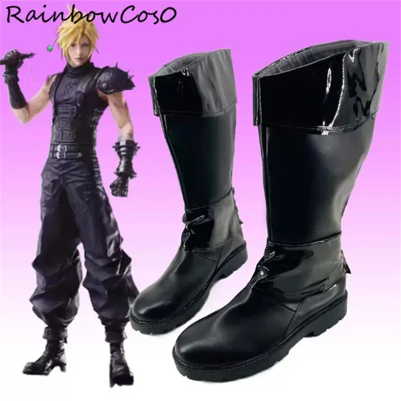 Thancred فاينل فانتسي XIV FF14 أحذية كوسبلاي أحذية لعبة أنيمي حفلة الهالوين عيد الميلاد RainbowCos0 W3933