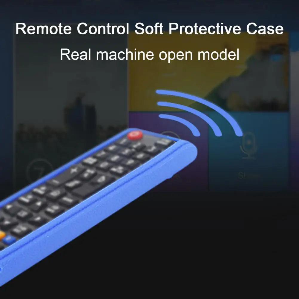TV Remote Cover Washable Remote Control Cover Solid Color Anti-scratch Multicolor Remote Control Soft Protective Case