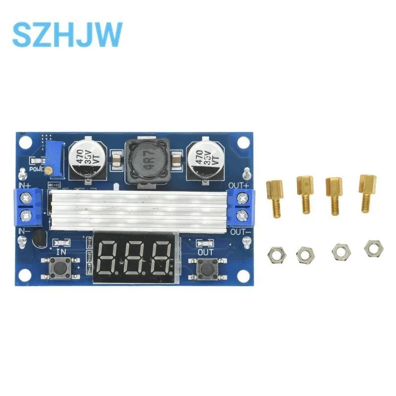 DC DC-DC 3~35V To 3.5~35V LTC1871 Booster Step Up Step-up Module Converter Regulated Power Supply+VoltMeter