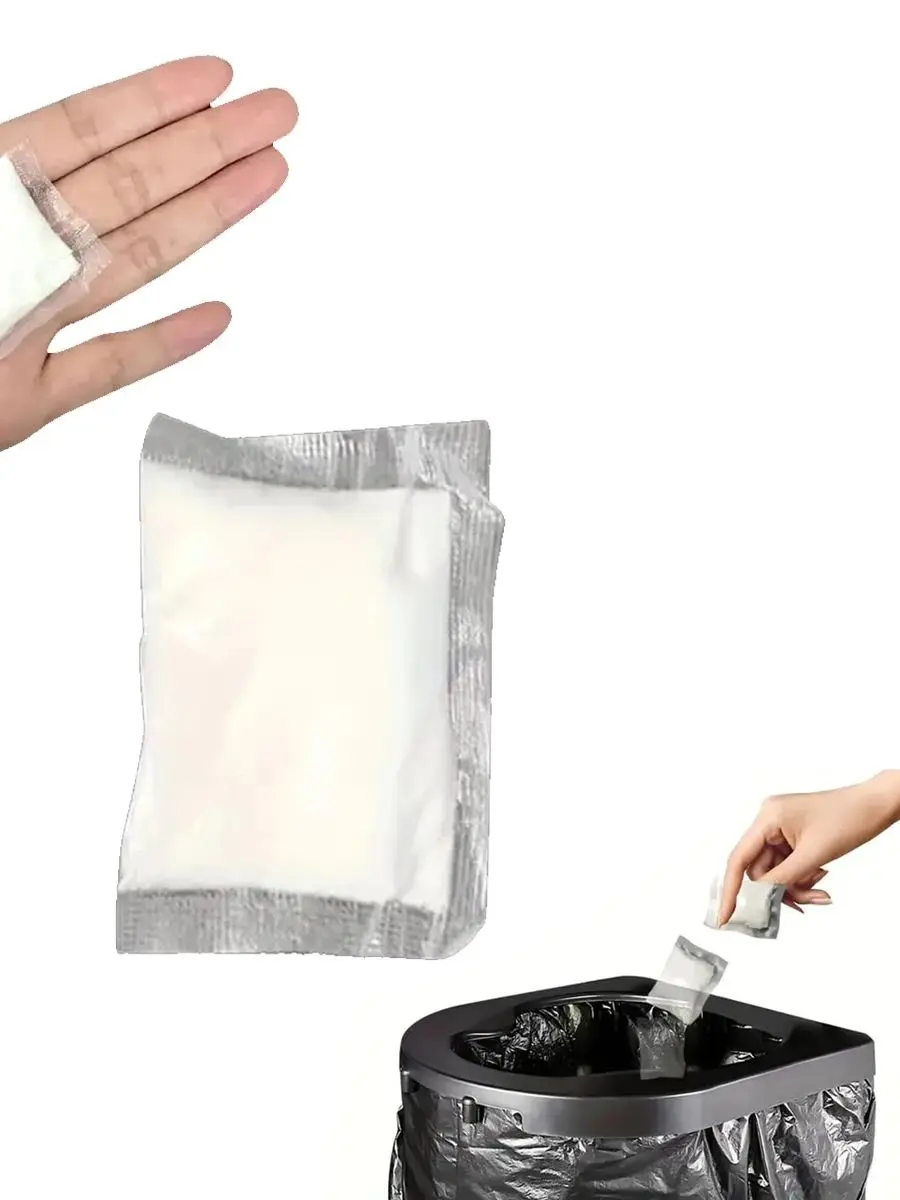 Geen noodzaak om uit te pakken-[Draagbaar |   Kruk Absorberend] Draagbaar toilet voor buiten, campingtoiletpapier in zakken, buiten c - afbeelding 2