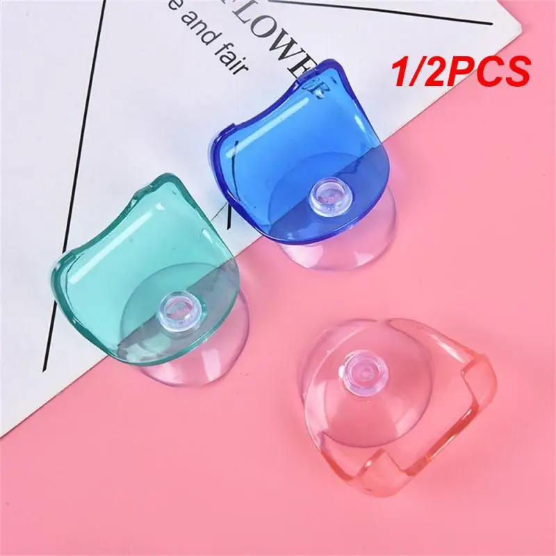 1/2PCS Suction Cup Shaver Holder Save Space Fashion Plastic Manual Shaver Holder Storage Rack Shaver Frame Highly Praised