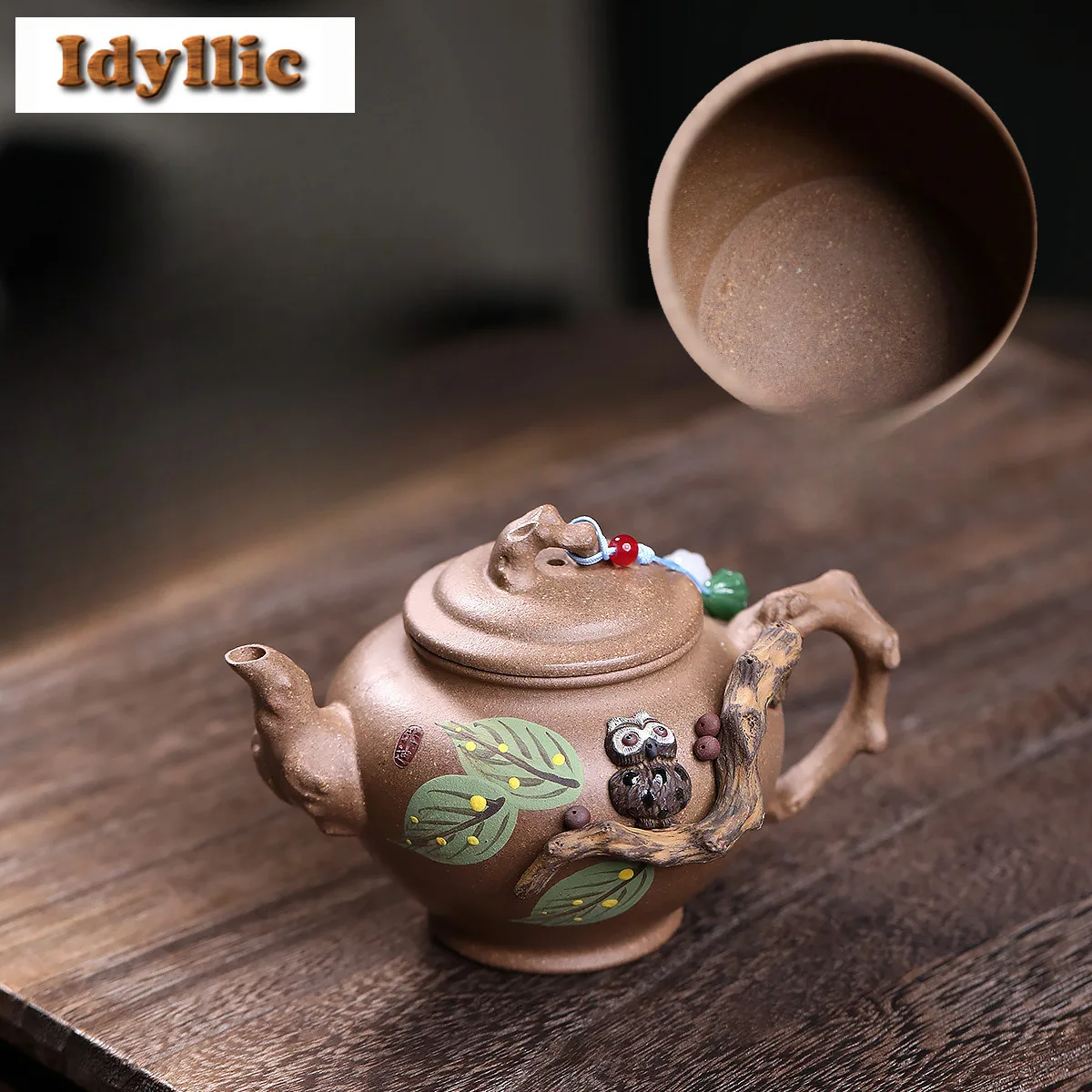 

250ml Handmade Yixing Purple Clay Teapots Handmade Spring Herald Pot Raw Ore Section Mud Kettle Zisha Tea Set For Tea Supplies
