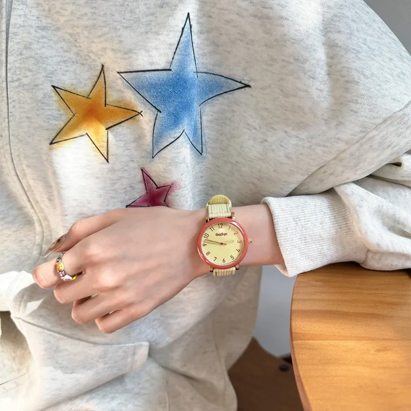 New girls watch simple fashion water luxury trend high value quartz watch student birthday gift