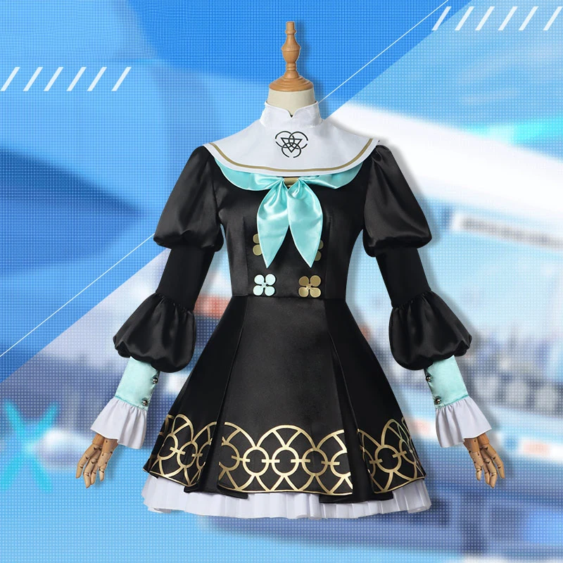 

COSLEE Game Blue Archive Sakurako Cosplay Costume Uniform Dress Halloween Party Outfit Role Play Clothing Custom Made Unisex