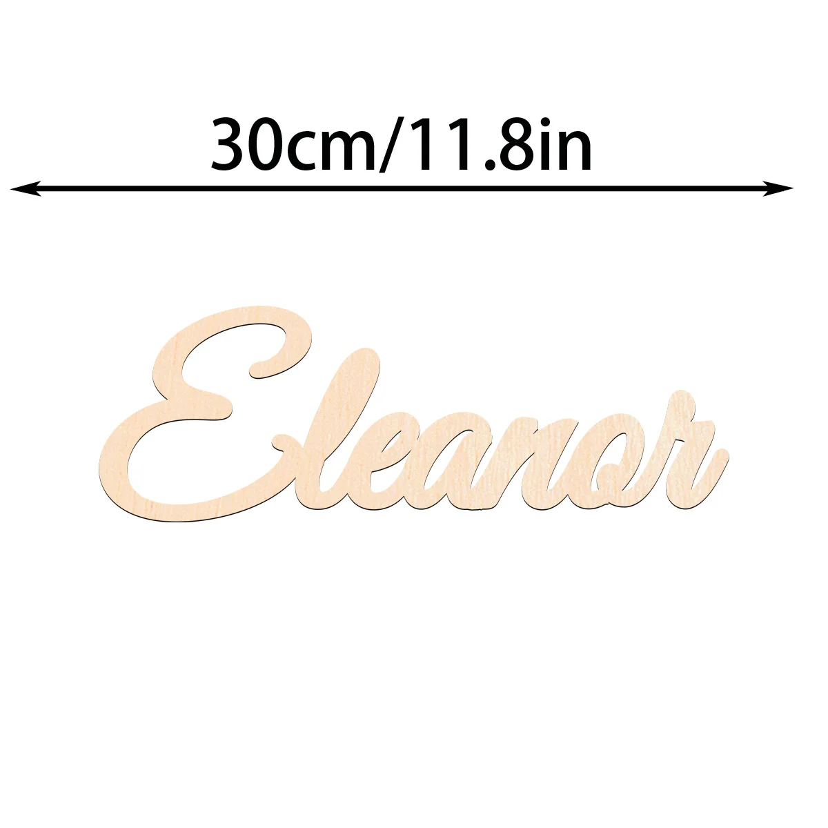 1 قطعة لوحة خشبية متينة مخصصة تحمل اسمًا على الطراز التقليدي لوحة تزيين الطاولة لغرفة النوم #2