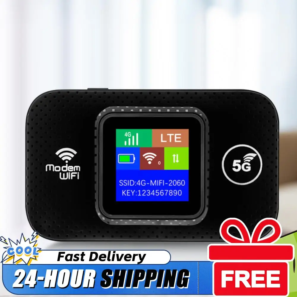 

4G LTE Wireless WiFi Router Portable WiFi Device 150Mbps Hotspot Portable WiFi Mobile Hotspot Qualcomm MSM8916 Chip for Travel