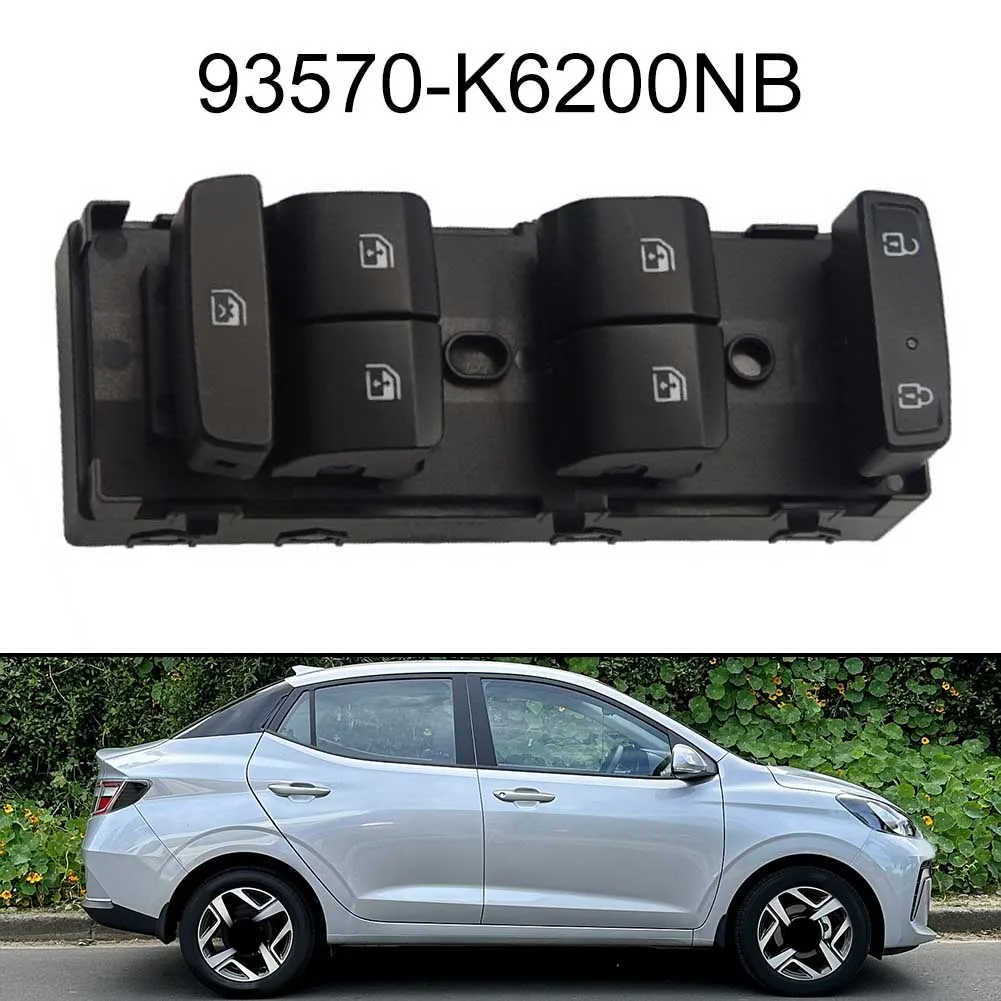 

18-Pin LHD Car Power Window Glass Lift Master Control Switch Button For Hyundai I10 2020-2025 OEM Number 93570-K6200NB