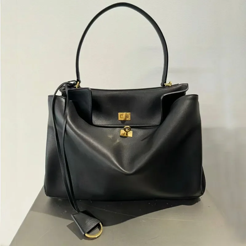 Sac à Main en Cuir group pour Femme, Fourre-Tout à Poignée Supérieure, de Styliste, Grande Capacité, Sacoche à Bandoulière, Nouvelle Collection 2024