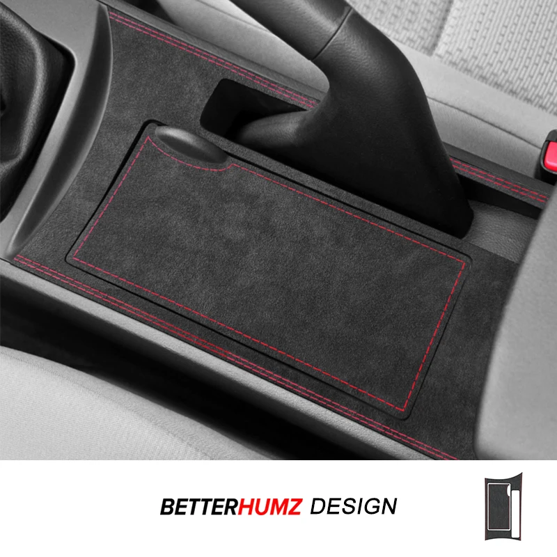 

For Mazda 3 Axela 2010-2013 Made of Alcantara Carbon Fiber Center Console Water Cup Panel Trim Sticker Car Interior Accessories