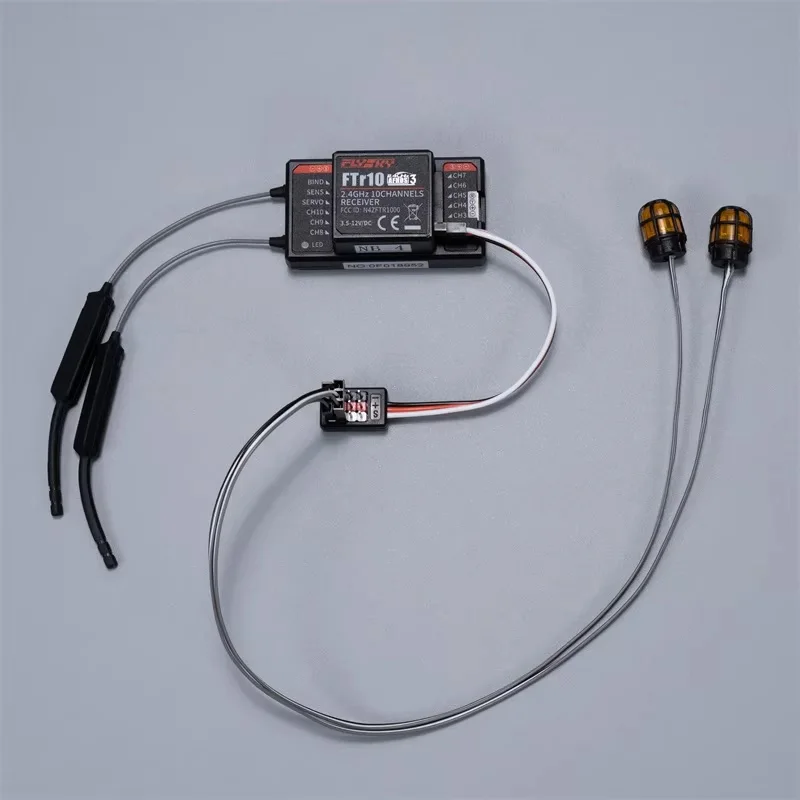 4 in1 JR Plug Parallel Y Extension Wire Cable 1 to 4 Hub Signal Line Lamp Servo Fan Parallel Cable for RC Car Boat Upgrade Parts