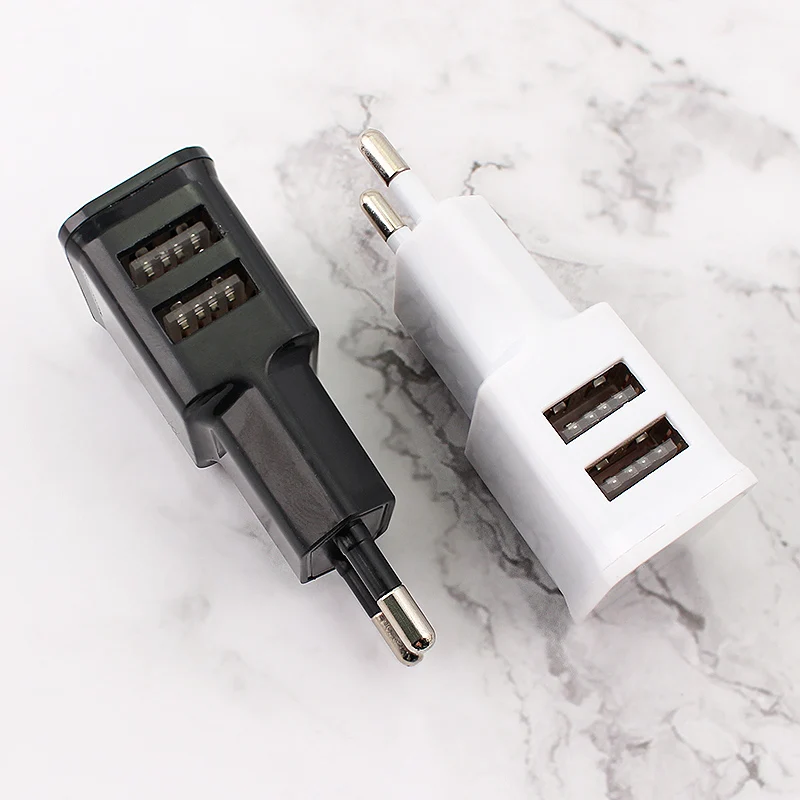 AC/DC Phone Charger Adapter Fast Charging USB Port 5V 2A Power Supply Charger 5 Volt Adapter EU Plug TravelFor Mobile Phone IPAD