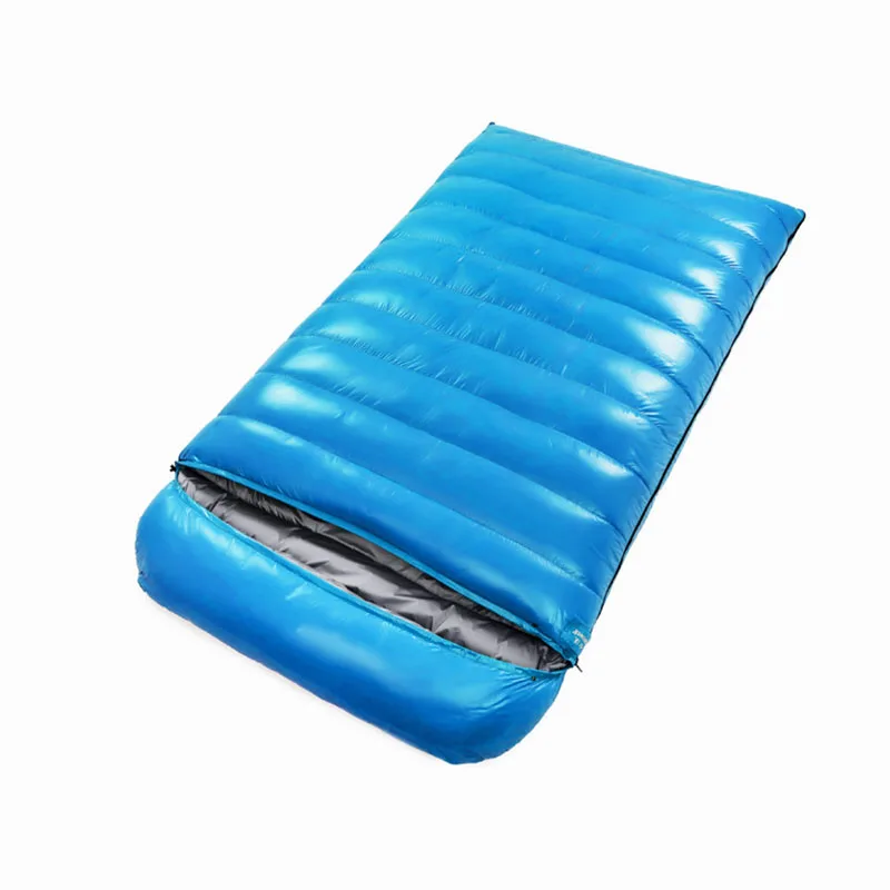 Double Waterproof Thicken 4500g/5000g White Duck Down FillingWarm Envelope Backpacking Traveling Camping Sleeping Bag