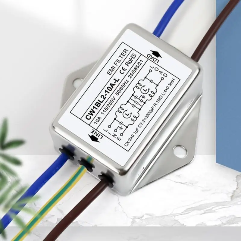 

652F Filters Single Phase 250V for High Performances Electromagnetic Interferences Control In Various Electrical Devices