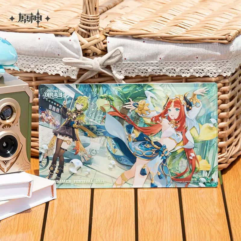 Sunsyea Genshin Impact Official Merch miHoYo Original Authentic Summer Nilou Collei Acrylic Ornament Mouse Pad Beach Towel