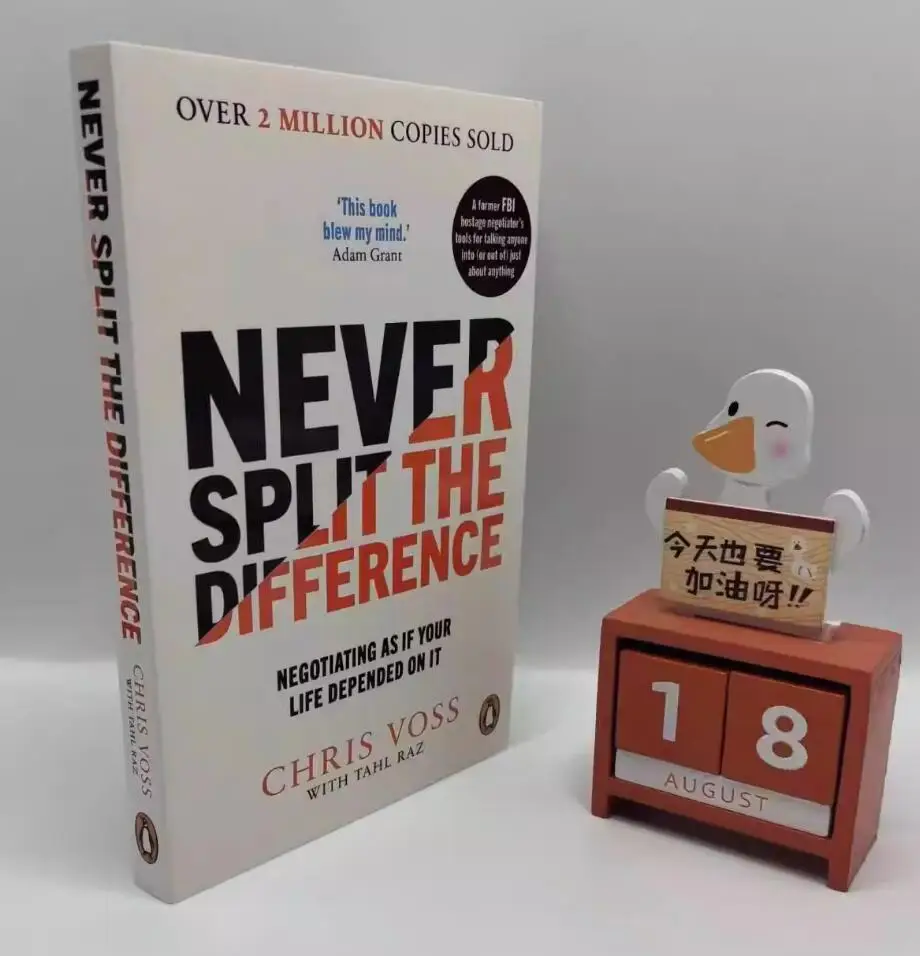 Never Split The Difference By Chris Voss Negotiating As If Your Life Depended on It Paperback Book in English