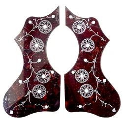 Left and Right Hand Acoustic Guitar Pickguard self-adhesive Anti-Scratch Plate Pickguard Acoustic Guitar Part Replacement