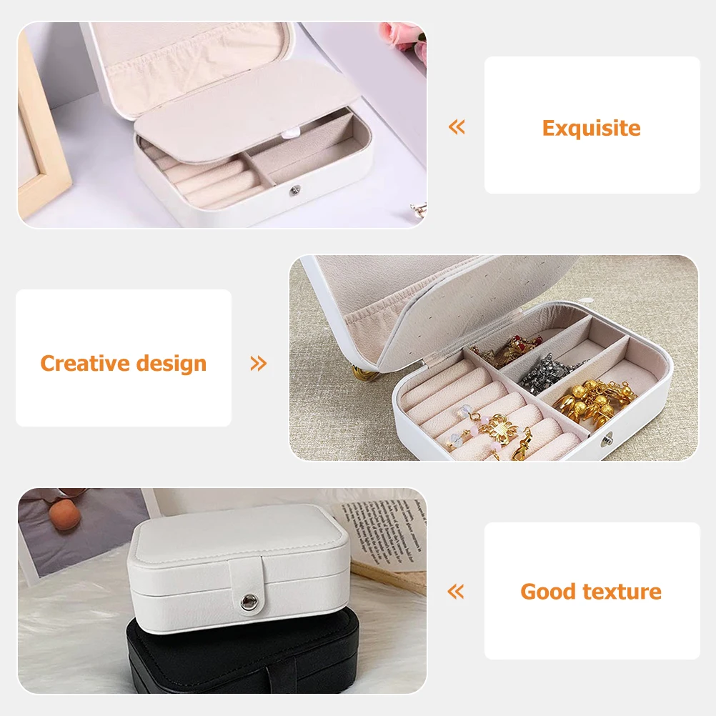 

À Jewelry Box Travel Cases for Women Necklace Holder Ring Portable Organizer