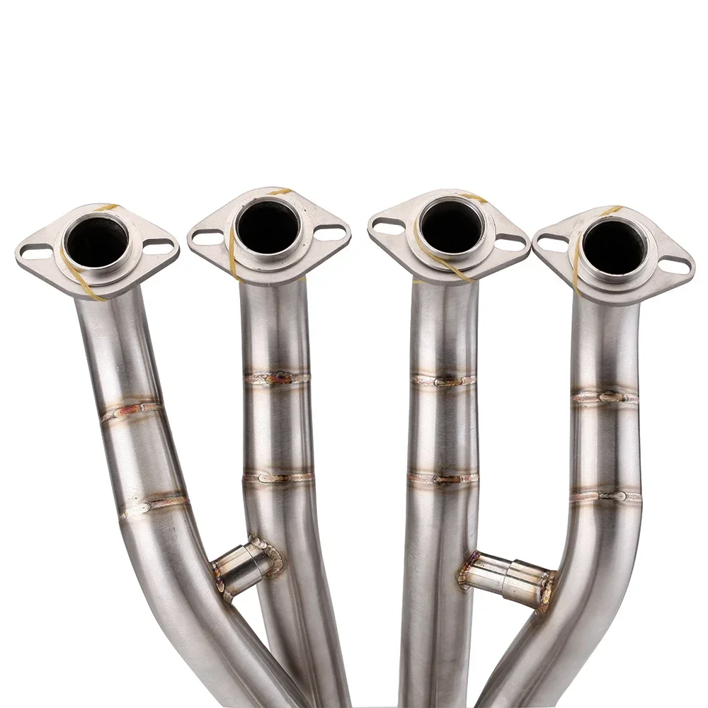 Slip-on For KAWASAKI ZX6R ZX-6R Motorcycle Exhaust System Escape Moto Modified Header Stainless Steel Front Link Pipe Muffler