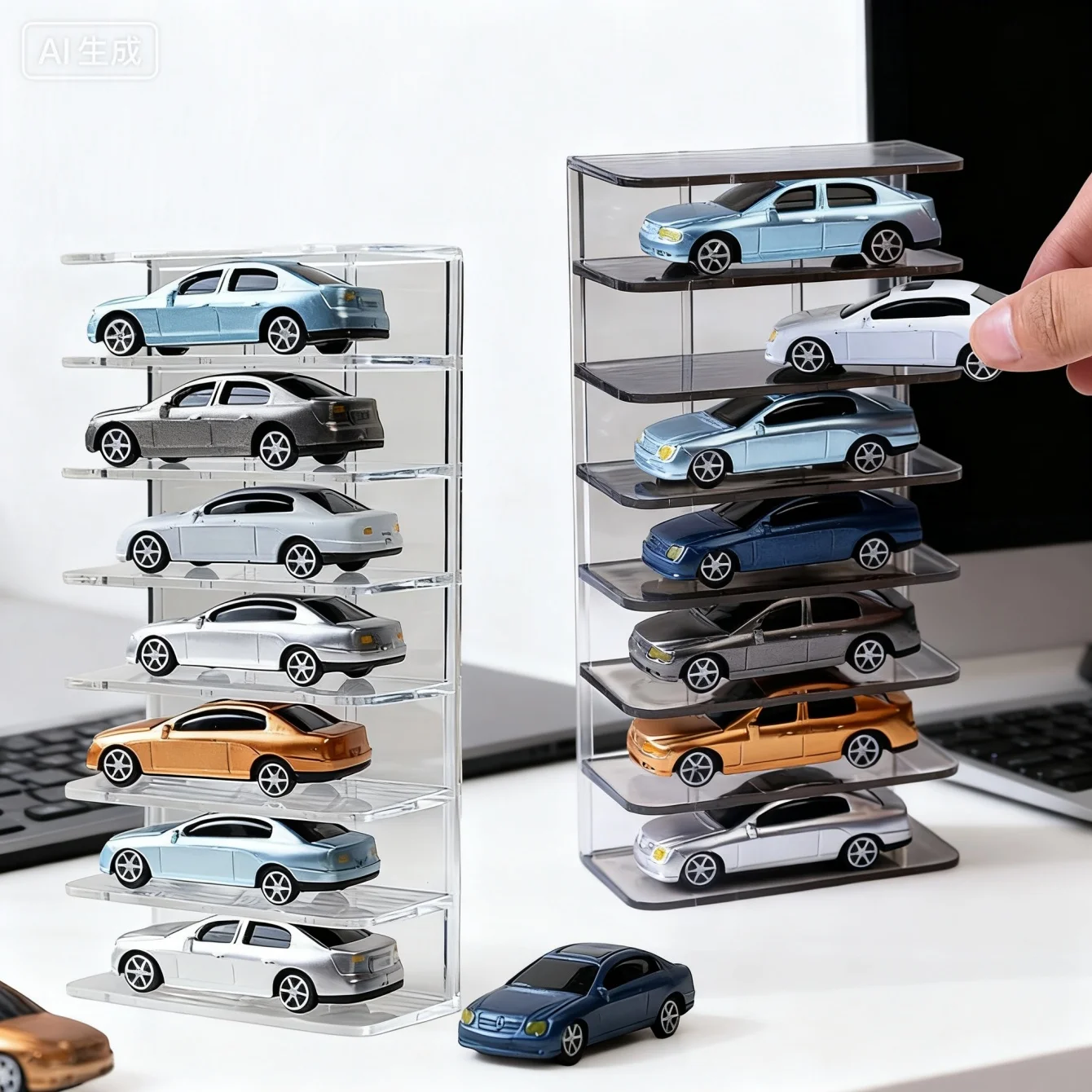

Acrylic Toy Car Display Case Toy Car Display Show Box Diecast Case Wall Mounted Car Toy Shelf for Storage Mini Cars Model Race
