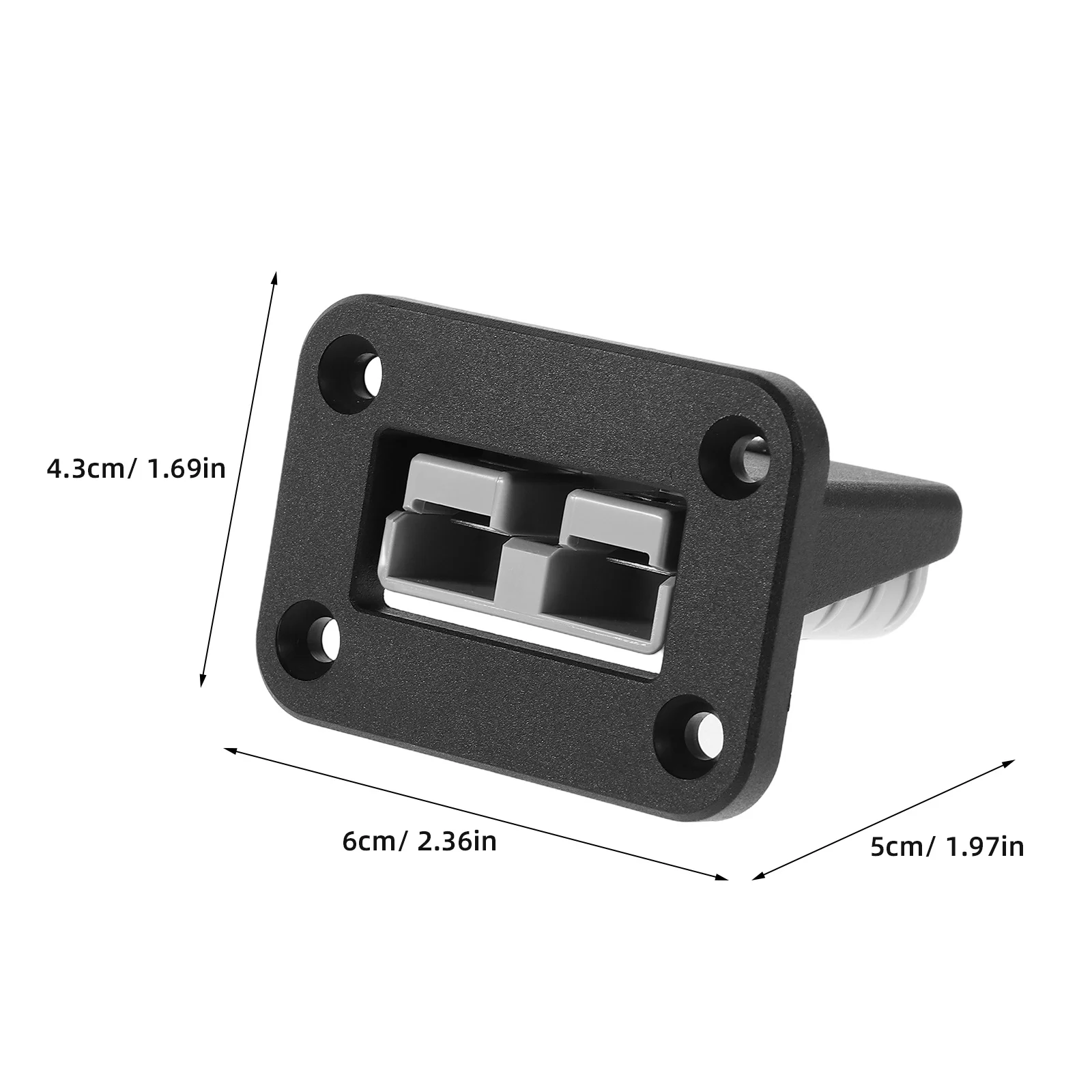 التوصيل تصاعد لوحة الاتصال السريع قطع موصل 50A كتيفة ثابتة غطاء فلوش جبل راحة لوحة السيارات #6