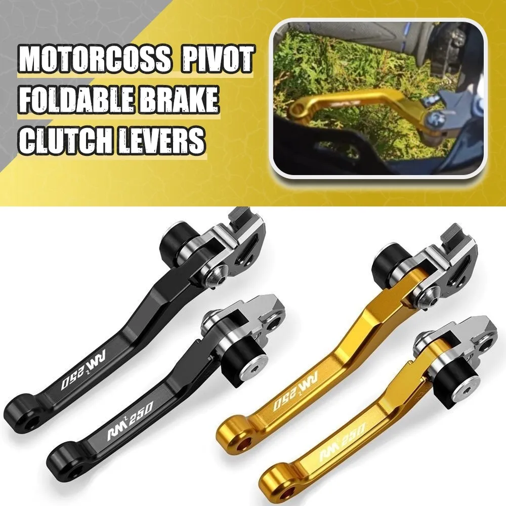 

For SUZUKI RMZ250 RMZ 250 2007 2008 2009 2010 2011-2018 CNC Aluminum Motorcoss Pit Dirt Bike Pivot Foldable Brake Clutch Levers
