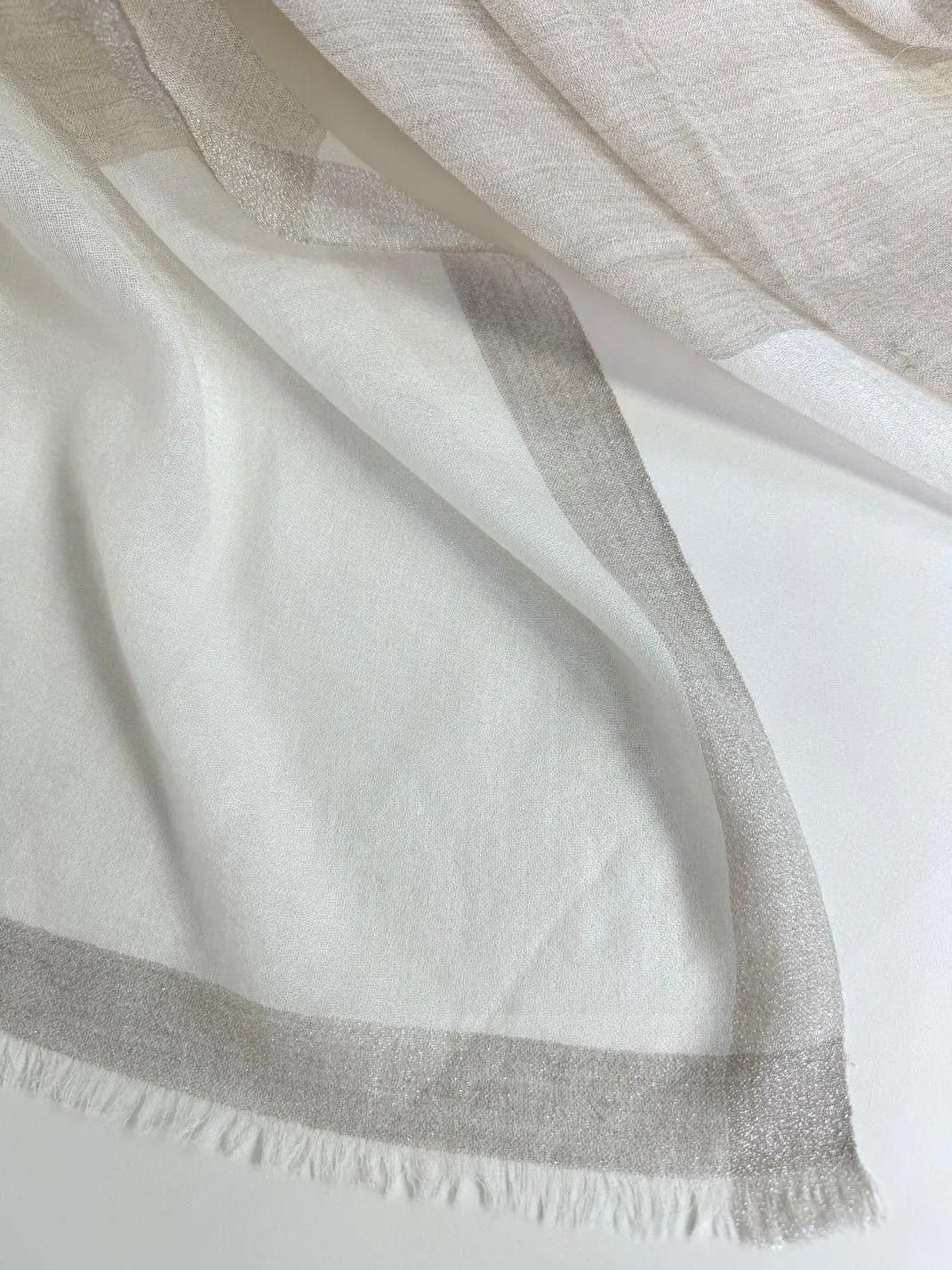 

Thin Cotton Linen Women's Scarf Spring Autumn Winter Seasonal Multi-Functional Long Rectangle Geometric Pattern