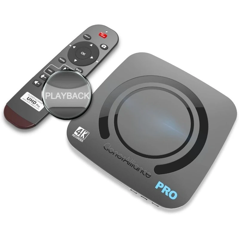 

UHD Pro, видеорегистратор 4K, видеорегистратор HDMI с кодексом H.265/H.264, кинематографическая запись 4K, 24 кадров в секунду (до 4K при 30 кадров в секунду), не требуется ПК