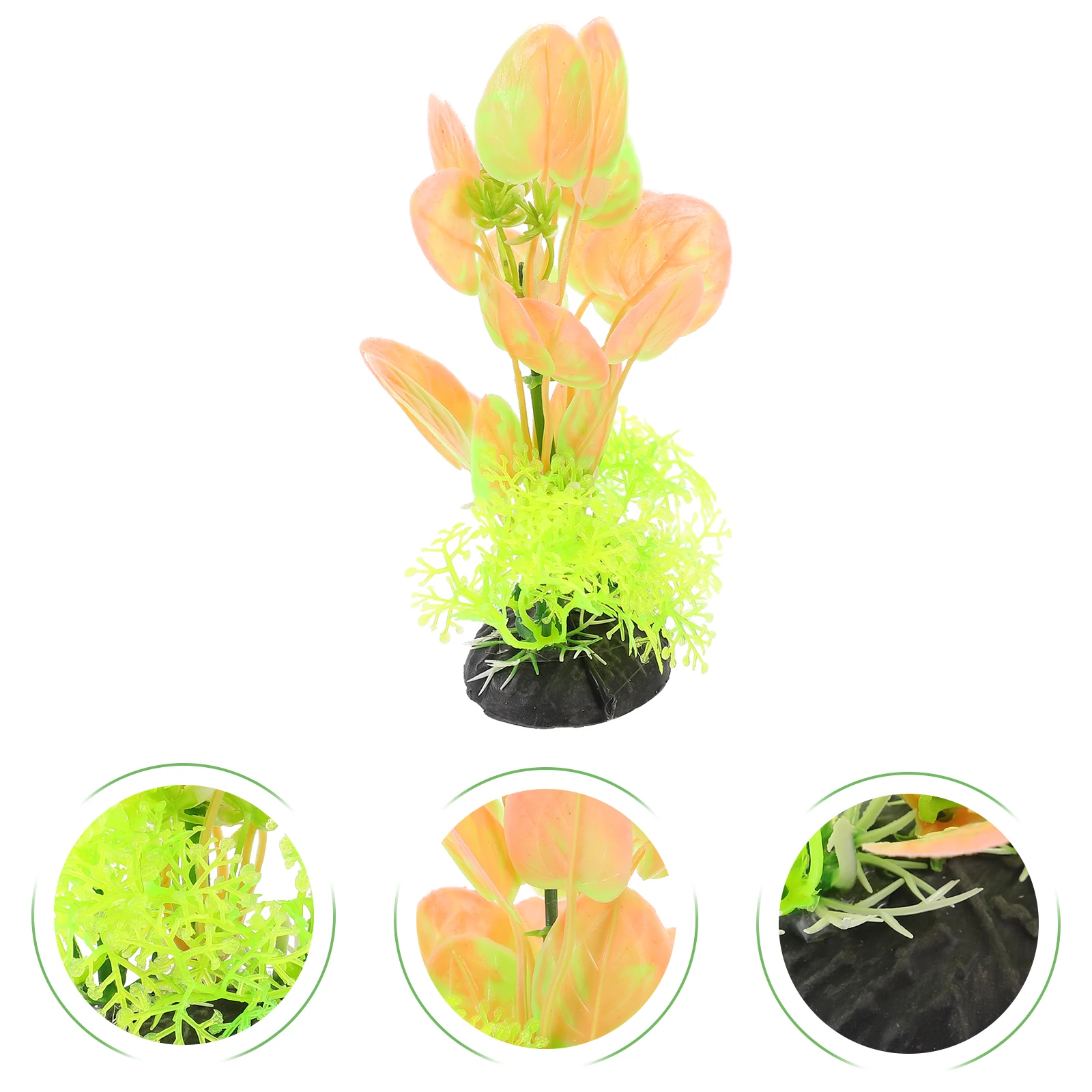 

6pcs Artificial Aquarium Plants Fake Fish Tank Grass Decoration Plastic Accessories Vivid Natural Lively Atmosphere High Grade