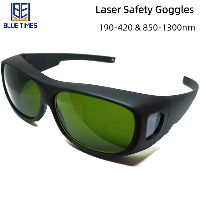 نظارات حماية ليزر عالية الجودة من Bluetimes D OD6 + CE 1064nm نظارات واقية لآلات ألياف الليزر 190-420nm و850-1300nm #2