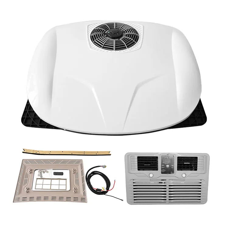 New Strong Cooling 12V/24V Truck Sleeper Parking Air Conditioner With 2400W Refrigeration For Heavy Duty Vehicles